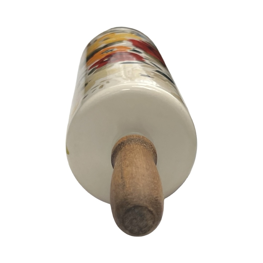 The Pioneer Woman Timeless Floral 2915DMT Ceramic Rolling Pin Multicolor 18" - Picture 5 of 5